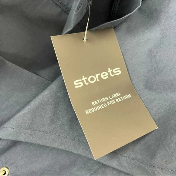 Storets NWT Tinsley Lace Up Sailor Dress Navy Blue Size S/M - Picture 12 of 15